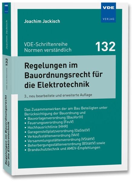 Produktbild: Regelungen im Bauordnungsrecht f&uuml;r die Elektrotechnik