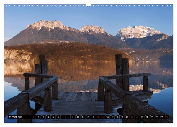 Produktbild: Lac d'Annecy &agrave; vue d'&oelig;il (Calendrier mural 2026 DIN A2 vertical) calendrier de bureau