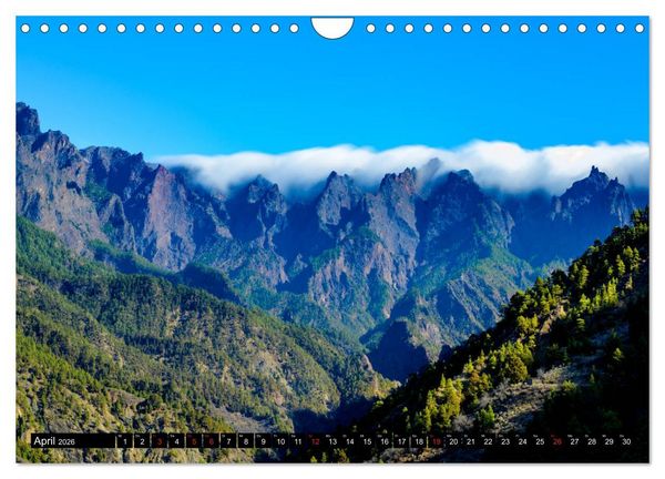 Produktbild: La Palma - Landschaften und Meer (Wandkalender 2026 DIN A4 quer), CALVENDO Monatskalender
