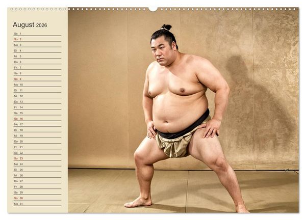 Produktbild: KI Sumo-K&auml;mpfer Im Ring der Giganten (Wandkalender 2026 DIN A2 quer), CALVENDO Monatskalender