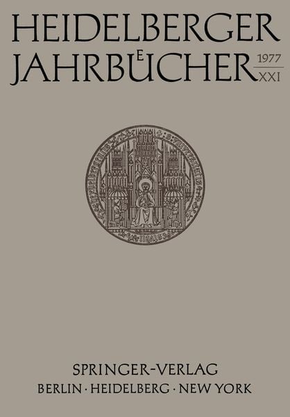 Produktbild: Heidelberger Jahrb&uuml;cher