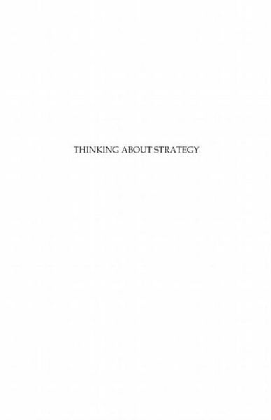 Produktbild: Thinking about strategy - a tribute to s