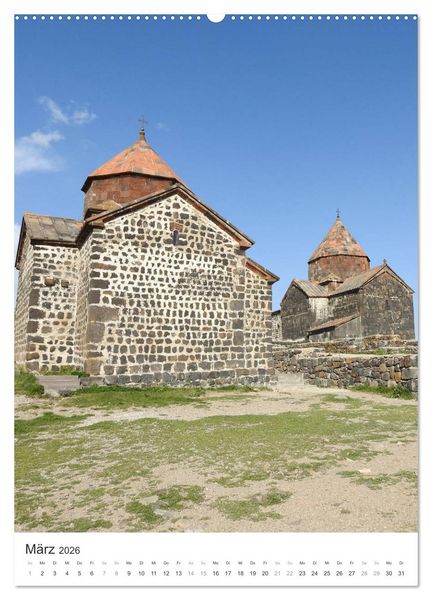 Produktbild: Armenien KULT.P - Kultur - Kl&ouml;ster - Landschaften - Seidenstra&szlig;e (hochwertiger Premium Wandkalender 2026 DIN A2 hoch), Kunstdruck in Hochglanz