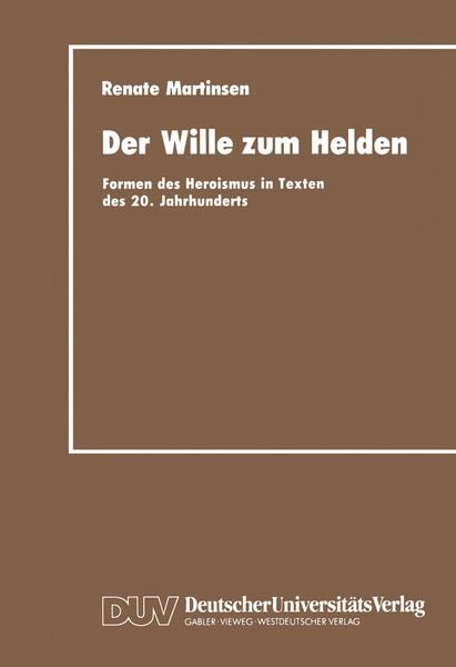 Produktbild: Der Wille zum Helden