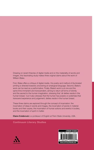 Produktbild: Blake, Deleuzian Aesthetics, and the Digital