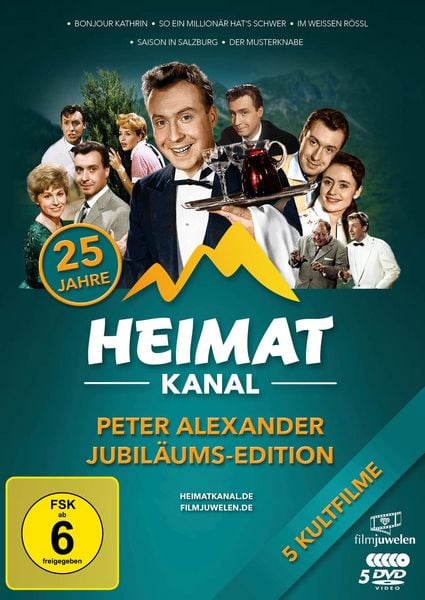 Produktbild: Peter Alexander Jubil&auml;ums-Edition (25 Jahre Heimatkanal) [5 DVDs]