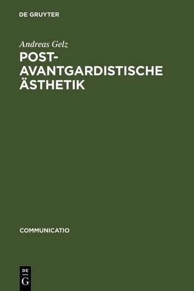 Produktbild: Postavantgardistische &Auml;sthetik