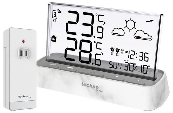 Produktbild: Techno Line WS6782 Funk-Thermometer Anzahl Sensoren max. 3St.