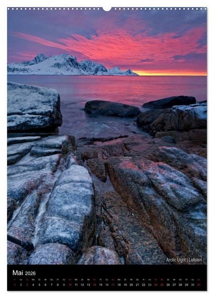 Produktbild: Northern Norway (hochwertiger Premium Wandkalender 2026 DIN A2 hoch), Kunstdruck in Hochglanz