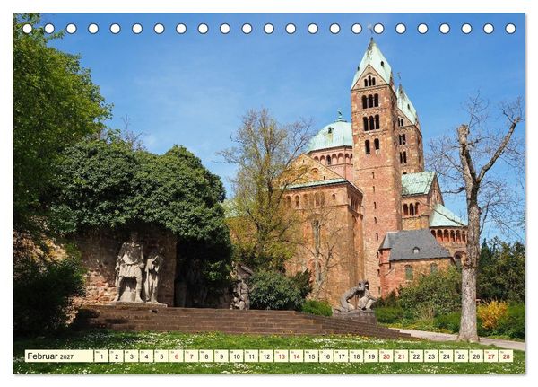 Produktbild: Speyer am Rhein Kaiserdom und Pilgerstadt (Tischkalender 2027 DIN A5 quer), CALVENDO Monatskalender