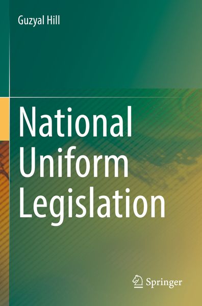 Produktbild: National Uniform Legislation