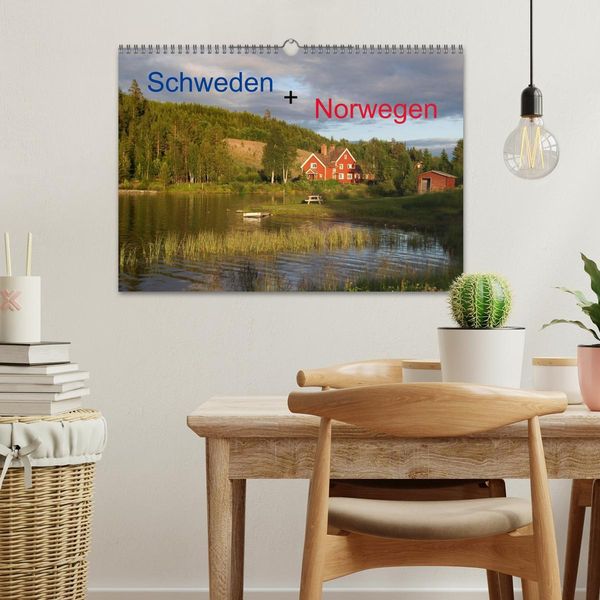 Produktbild: Schweden + Norwegen (Wandkalender 2026 DIN A3 quer), CALVENDO Monatskalender