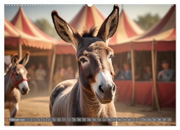 Produktbild: Eseltr&auml;ume (hochwertiger Premium Wandkalender 2026 DIN A2 quer), Kunstdruck in Hochglanz