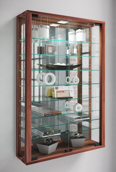Produktbild: Wandvitrine Glasvitrine Vitrosa Mini Spiegel