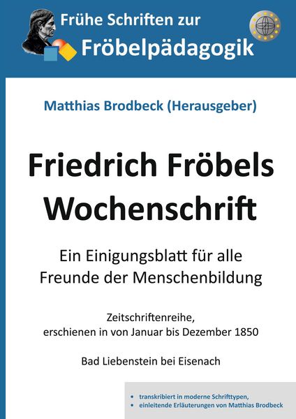 Produktbild: Friedrich Fr&ouml;bels Wochenschrift