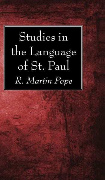 Produktbild: Studies in the Language of St. Paul