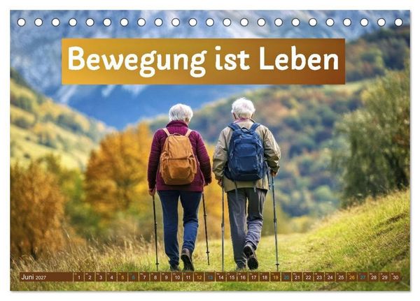 Produktbild: Longevity - Die Zukunft der Vitalit&auml;t (Tischkalender 2027 DIN A5 quer), CALVENDO Monatskalender