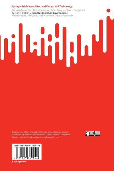 Produktbild: Terrorist Risk in Urban Outdoor Built Environment