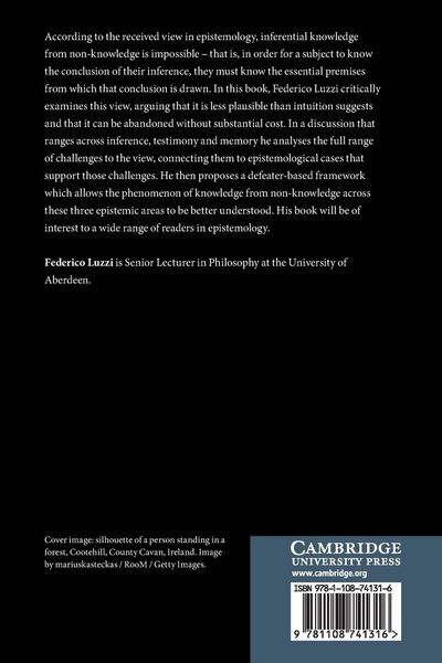 Produktbild: Knowledge from Non-Knowledge