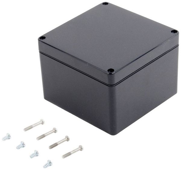 Produktbild: TRU Components KST 227 03227000.H Industrie-Geh&auml;use 122 x 120 x 85 ABS Schiefer-Grau 1St.