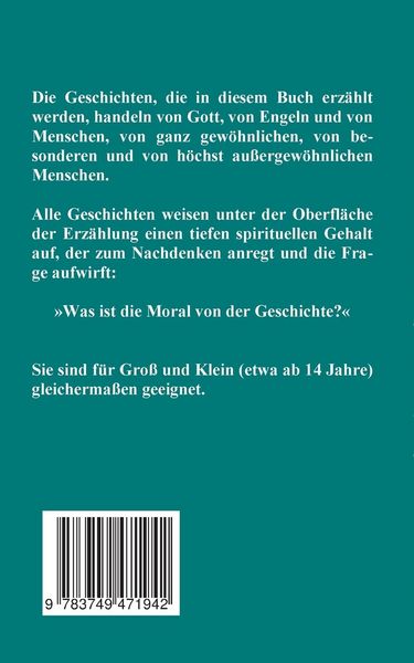 Produktbild: Geschichten &uuml;ber Gott, Engel und Menschen