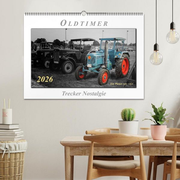Produktbild: Oldtimer - Trecker Nostalgie (Wandkalender 2026 DIN A2 quer), CALVENDO Monatskalender