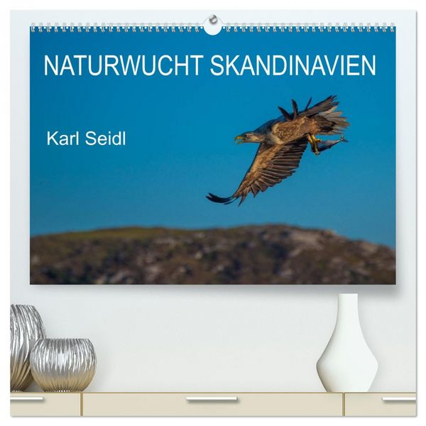 Produktbild: Naturwucht Skandinavien (hochwertiger Premium Wandkalender 2026 DIN A2 quer), Kunstdruck in Hochglanz