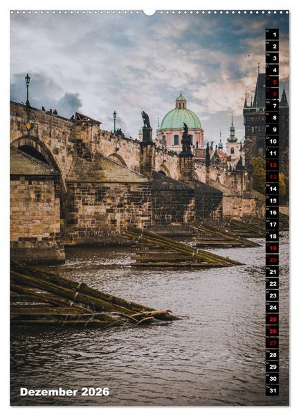 Produktbild: Prag - Die Altstadt (hochwertiger Premium Wandkalender 2026 DIN A2 hoch), Kunstdruck in Hochglanz