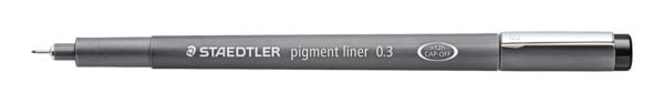 Produktbild: STAEDTLER Fineliner Lumocolor pigment liner 308 schwarz, 0,3 mm