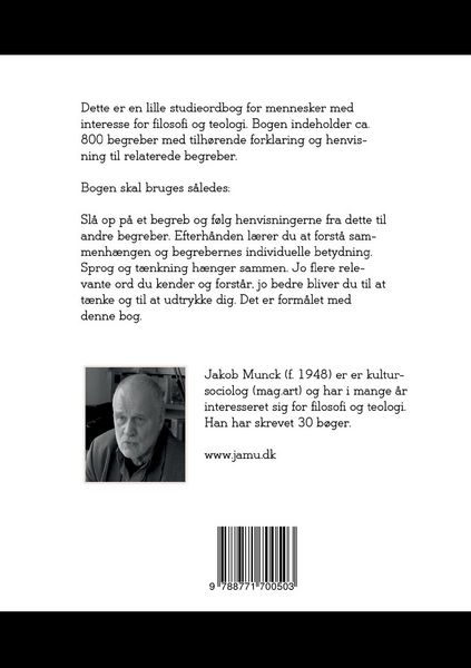 Produktbild: Lille studieordbog i filosofi og teologi
