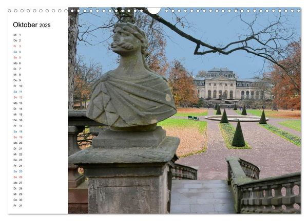 Fulda - die Barockstadt (Wandkalender 2025 DIN A3 quer), CALVENDO Monatskalender