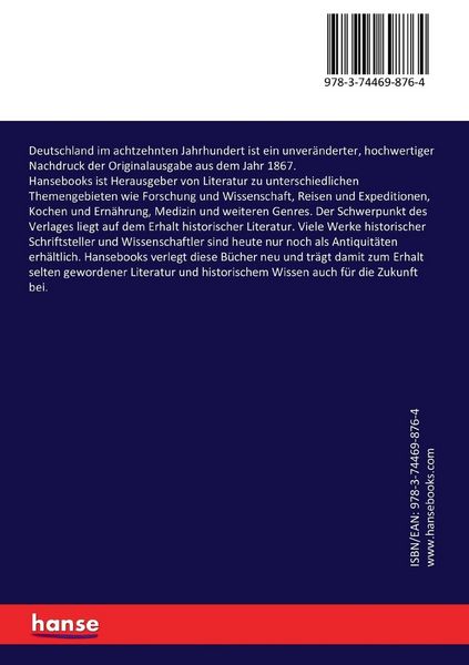 Produktbild: Deutschland im achtzehnten Jahrhundert