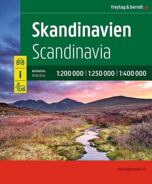 Produktbild: Freytag & berndt Autoatlas Skandinavien 1:200.000