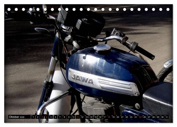 Produktbild: Motorrad-Legenden: JAWA (Tischkalender 2026 DIN A5 quer), CALVENDO Monatskalender