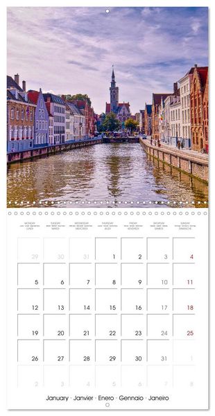Produktbild: Comt&eacute; de Flandre (Calendrier mural carr&eacute; 2026 30x30 cm) Calendrier double avec une page pour vos prises de notes