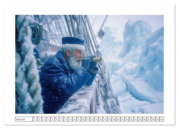 Produktbild: Die letzte Fahrt der Sturmkr&auml;he (hochwertiger Premium Wandkalender 2026 DIN A2 quer), Kunstdruck in Hochglanz