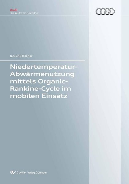 Produktbild: Niedertemperatur-Abw&auml;rmenutzung mittels Organic-Rankine-Cycle im mobilen Einsatz