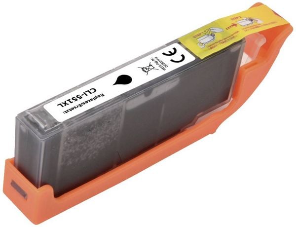 Produktbild: Renkforce Druckerpatrone ersetzt Canon CLI-551BK XL Kompatibel Schwarz RF-5706068