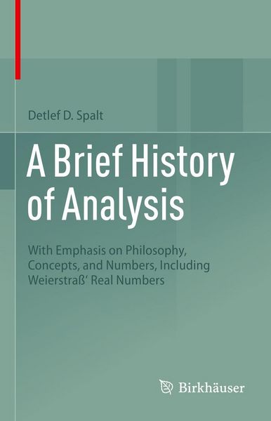 Produktbild: A Brief History of Analysis