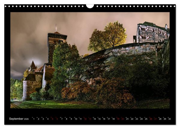 Produktbild: Historisches N&uuml;rnberg (Wandkalender 2026 DIN A3 quer), CALVENDO Monatskalender