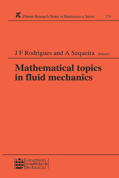 Produktbild: Mathematical Topics in Fluid Mechanics