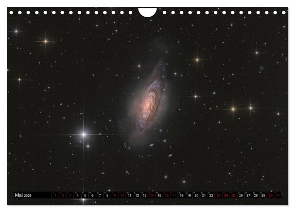 Produktbild: Galaxien im Universum (Wandkalender 2026 DIN A4 quer), CALVENDO Monatskalender