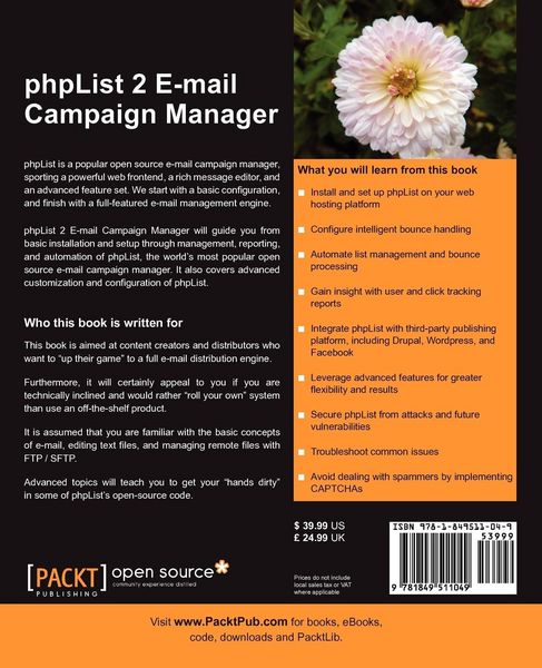 Produktbild: Phplist 2 E-mail Campaign Manager