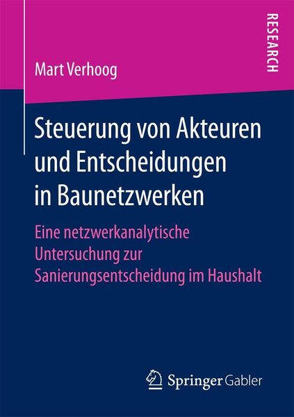 Produktbild: Steuerung von Akteuren und Entscheidungen in Baunetzwerken