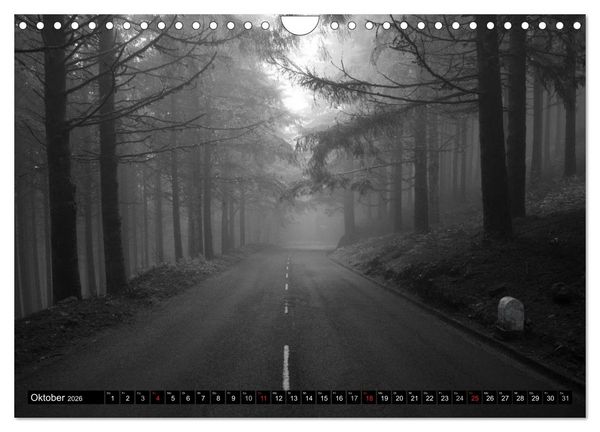 Produktbild: Stille Momente in Schwarz-Weiss (Wandkalender 2026 DIN A4 quer), CALVENDO Monatskalender