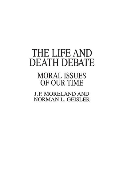 Produktbild: The Life and Death Debate