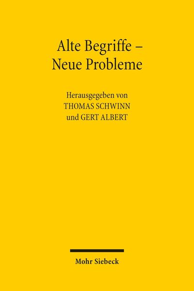 Produktbild: Alte Begriffe - Neue Probleme