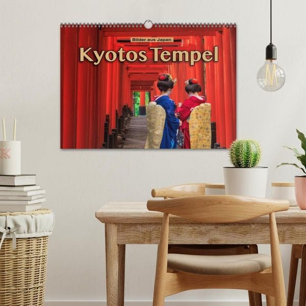 Produktbild: Kyotos Tempel - Bilder aus Japan (Wandkalender 2026 DIN A3 quer), CALVENDO Monatskalender