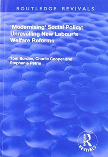 Produktbild: Burdon, T: Modernising Social Policy