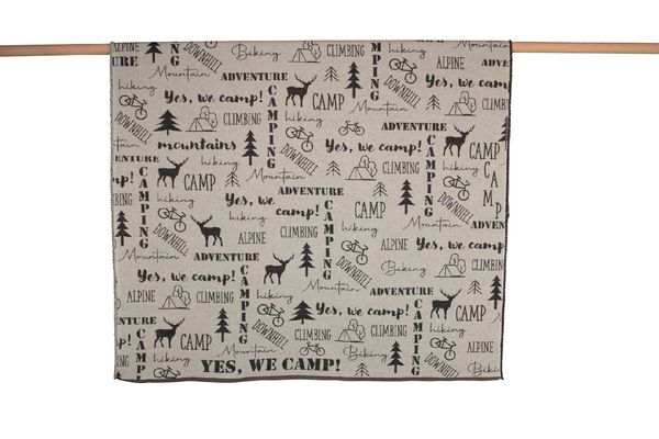 Produktbild: Fussenegger Flanelldecke "sketchnotes outdoor"
